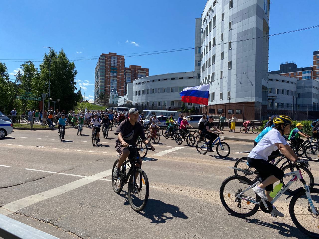 В Улан-Удэ участниками велопробега против наркотиков и алкоголя стали более  150 человек